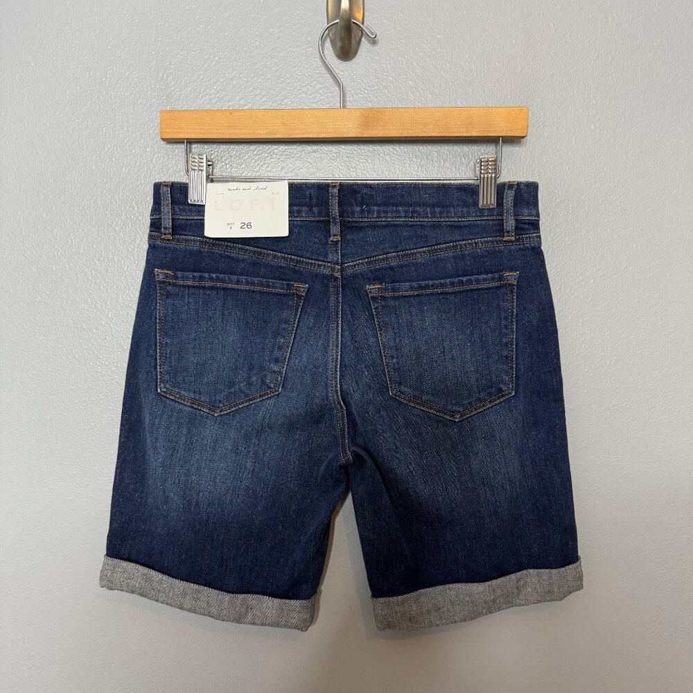 LOFT denim bermuda shorts size 26/2 - Picture 7 of 7